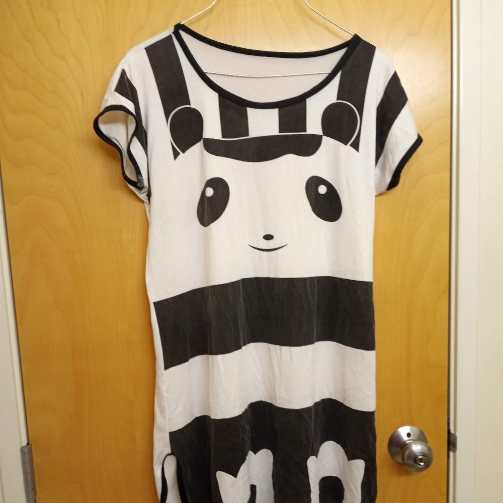 Cute Panda Nightgown Dress